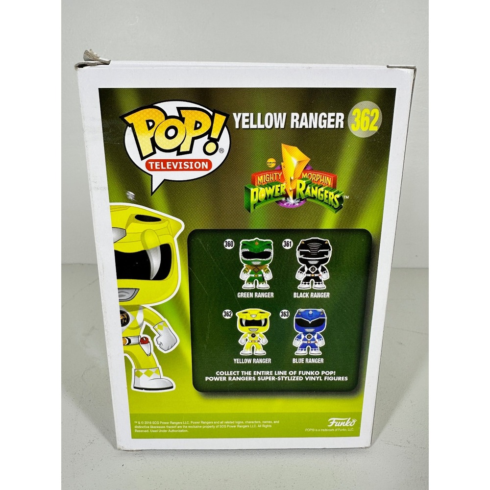 Funko Pop! Mighty Morphin Power Rangers Yellow Ranger‎ 362 GameStop Exclusive - Picture 3 of 5